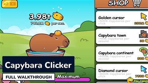 capybara clicker poki